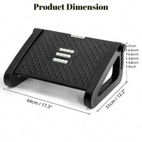 Footrest Massage Stool – Adjustable Comfort for Home & Office