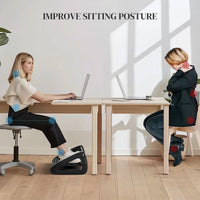 Footrest Massage Stool – Adjustable Comfort for Home & Office